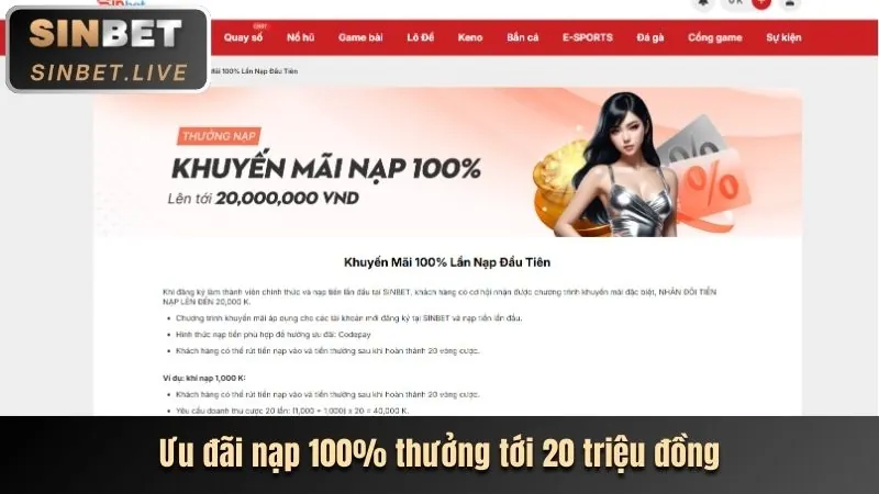 Ưu đãi nạp tiền lần đầu tại FU88 Xổ Số